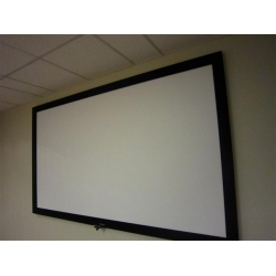 GrandView Large Flat Series 16:9 Projector Screen 106" w Cam